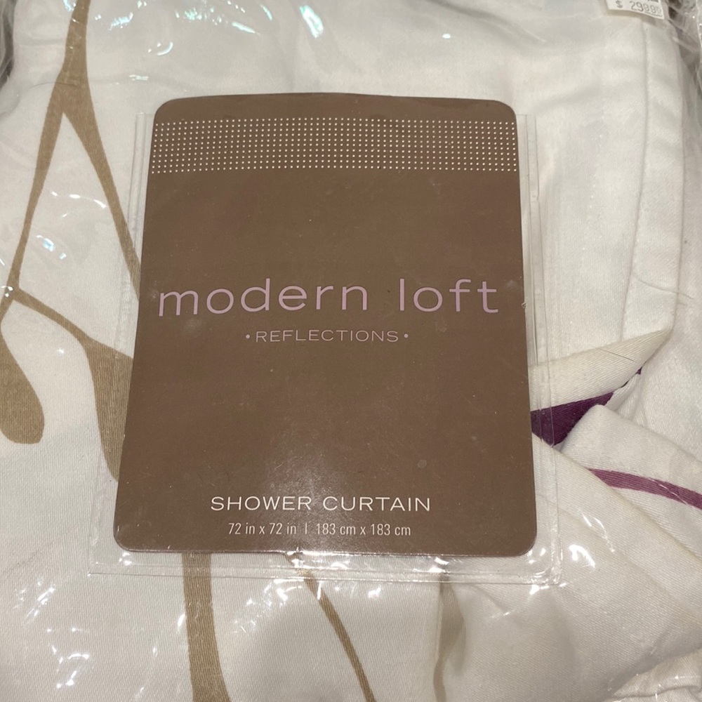 Modern Loft Shower Curtain